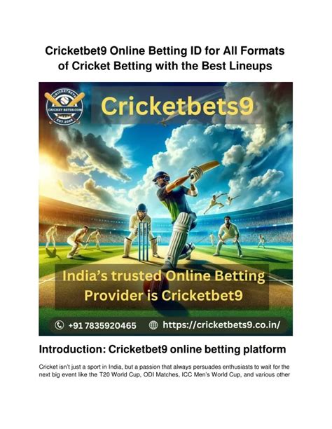 Cricket Betting: Rules and Formats .